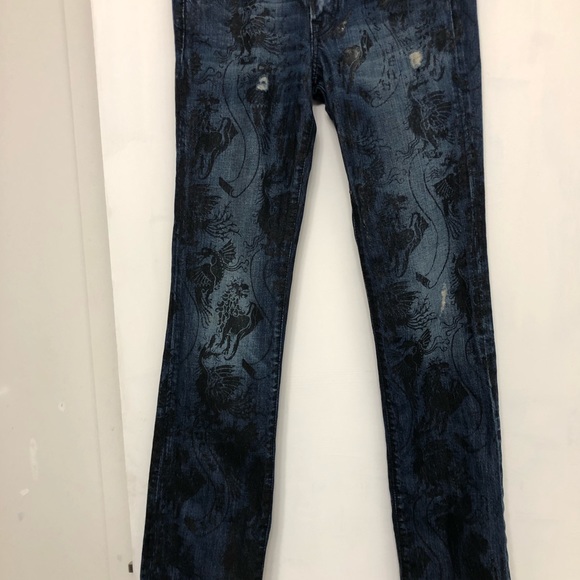Premium rare embellished low waist guess jeans - Picture 2 of 9